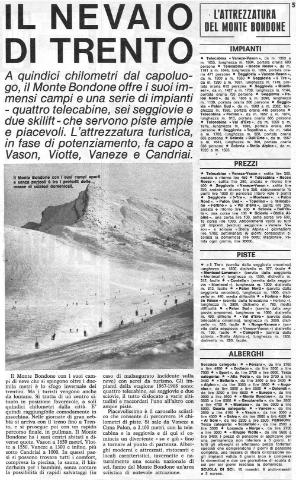Monte Bondone (TN) / Quattro cestovie : 1968