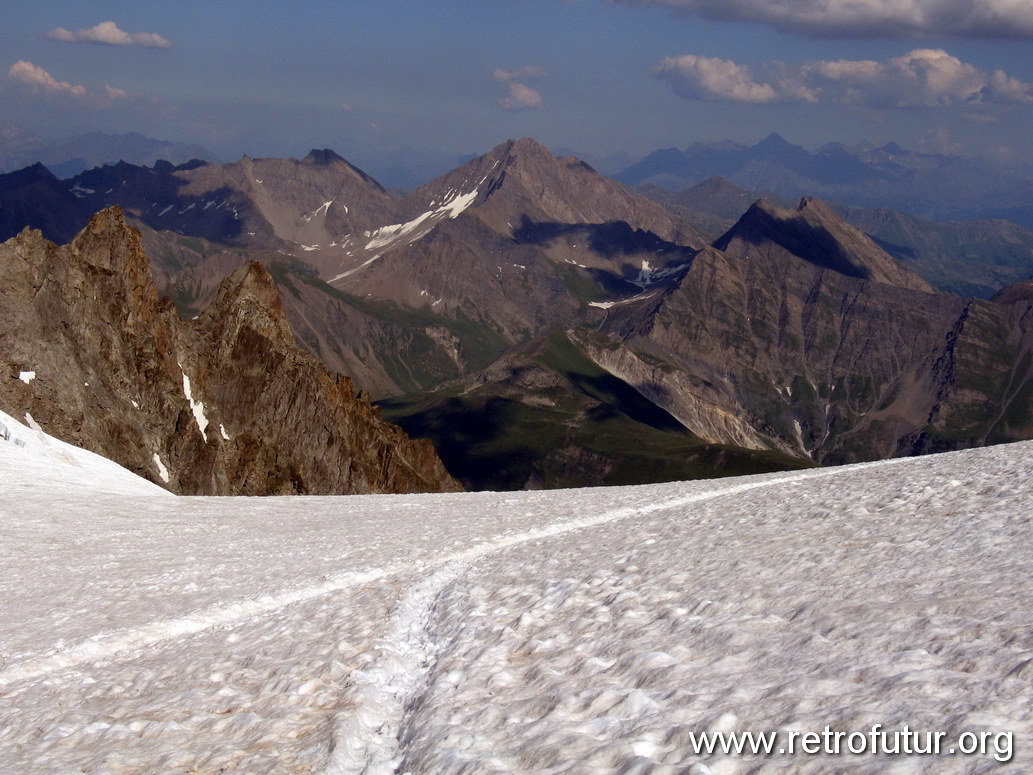 Punta Helbronner und Umgebung : Zurueck zum Rifugio
