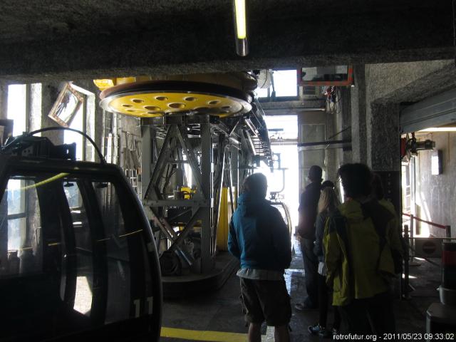 Tag 2: Aklimatisierung : 9:33 - Gruppenumlaufbahn nach Italien. Da fahren wir jetzt nicht mit, sondern ...