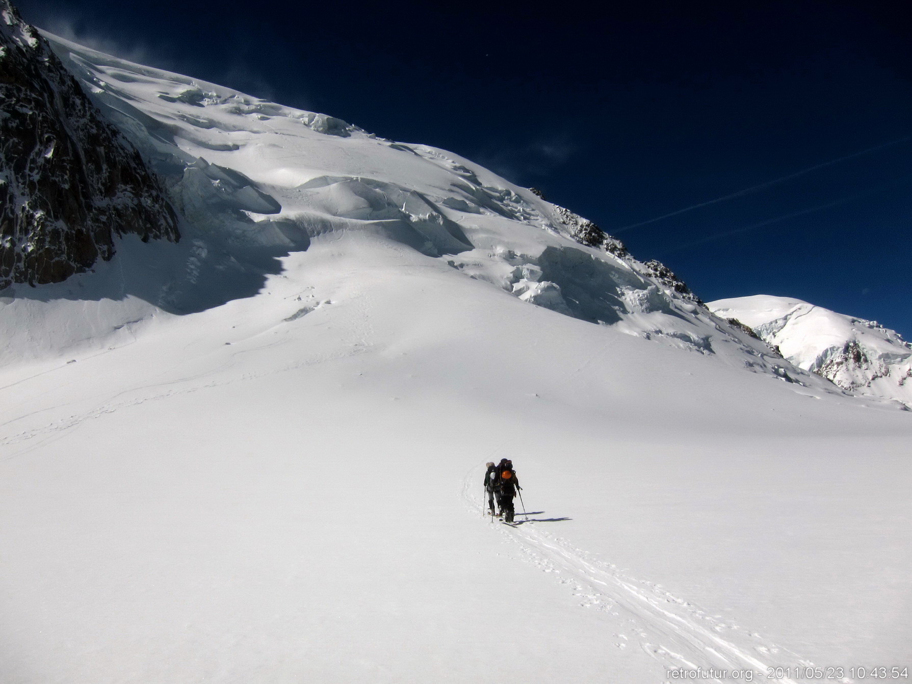 Tag 2: Aklimatisierung : 10:43 - Los gehts! Col du Midi (3532m)