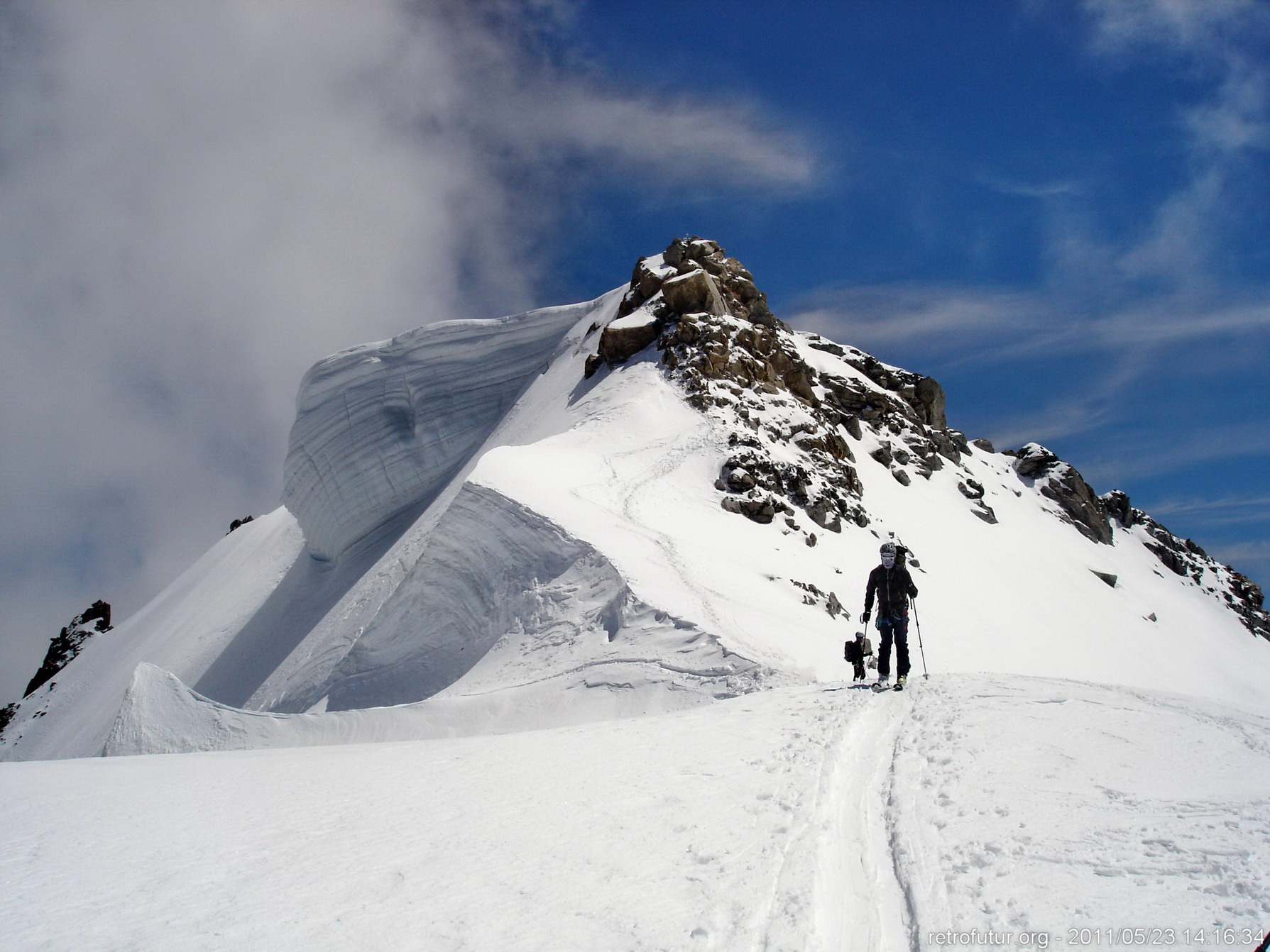 Tag 2: Aklimatisierung : 2011_04_22-25_085_ChamonixMontBlancSkitour.JPG