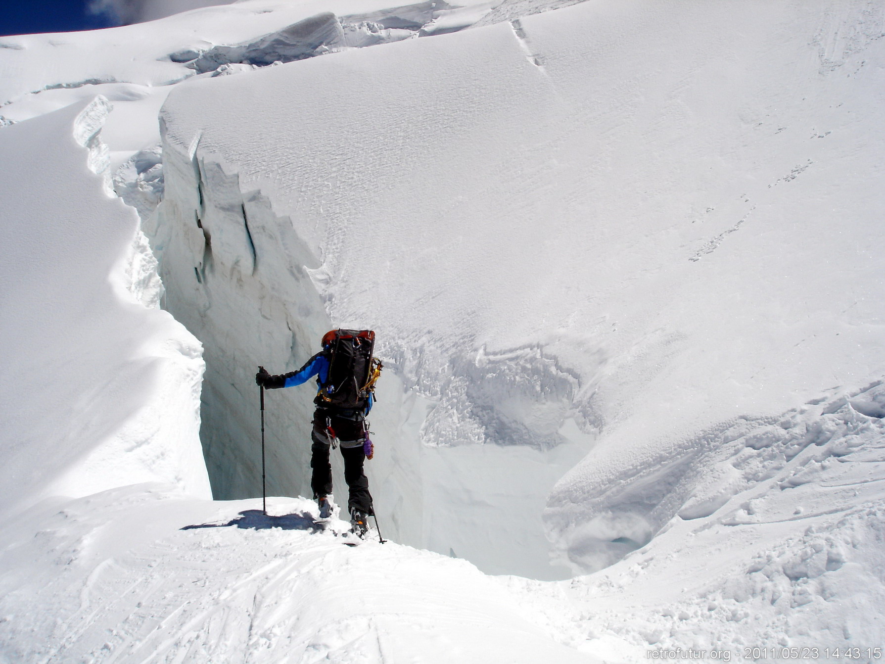 Tag 2: Aklimatisierung : 2011_04_22-25_092_ChamonixMontBlancSkitour.JPG