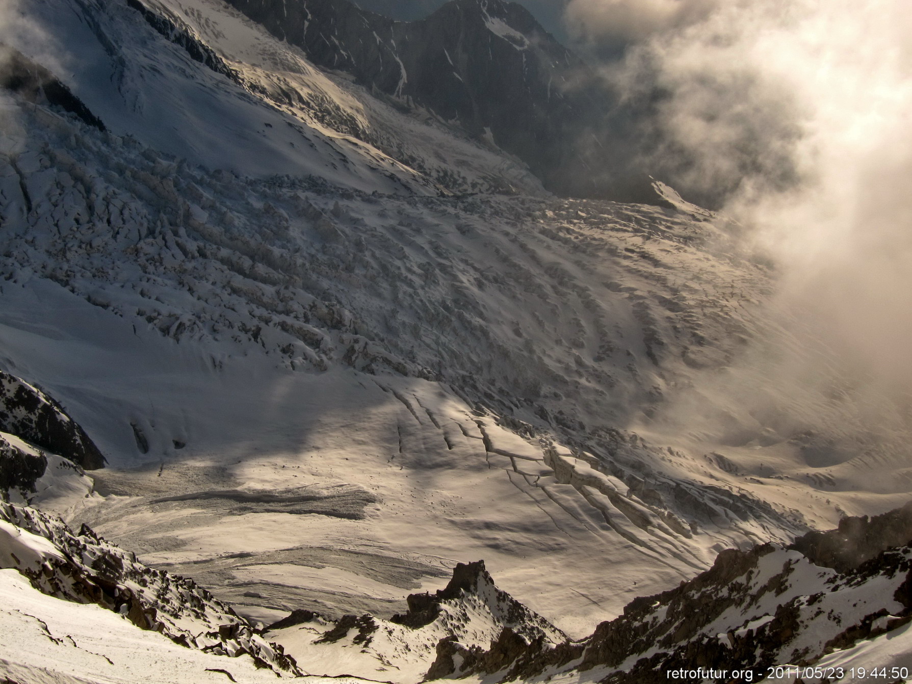 Tag 2: Aklimatisierung : 19:44 - Bosses Gletscher und die 