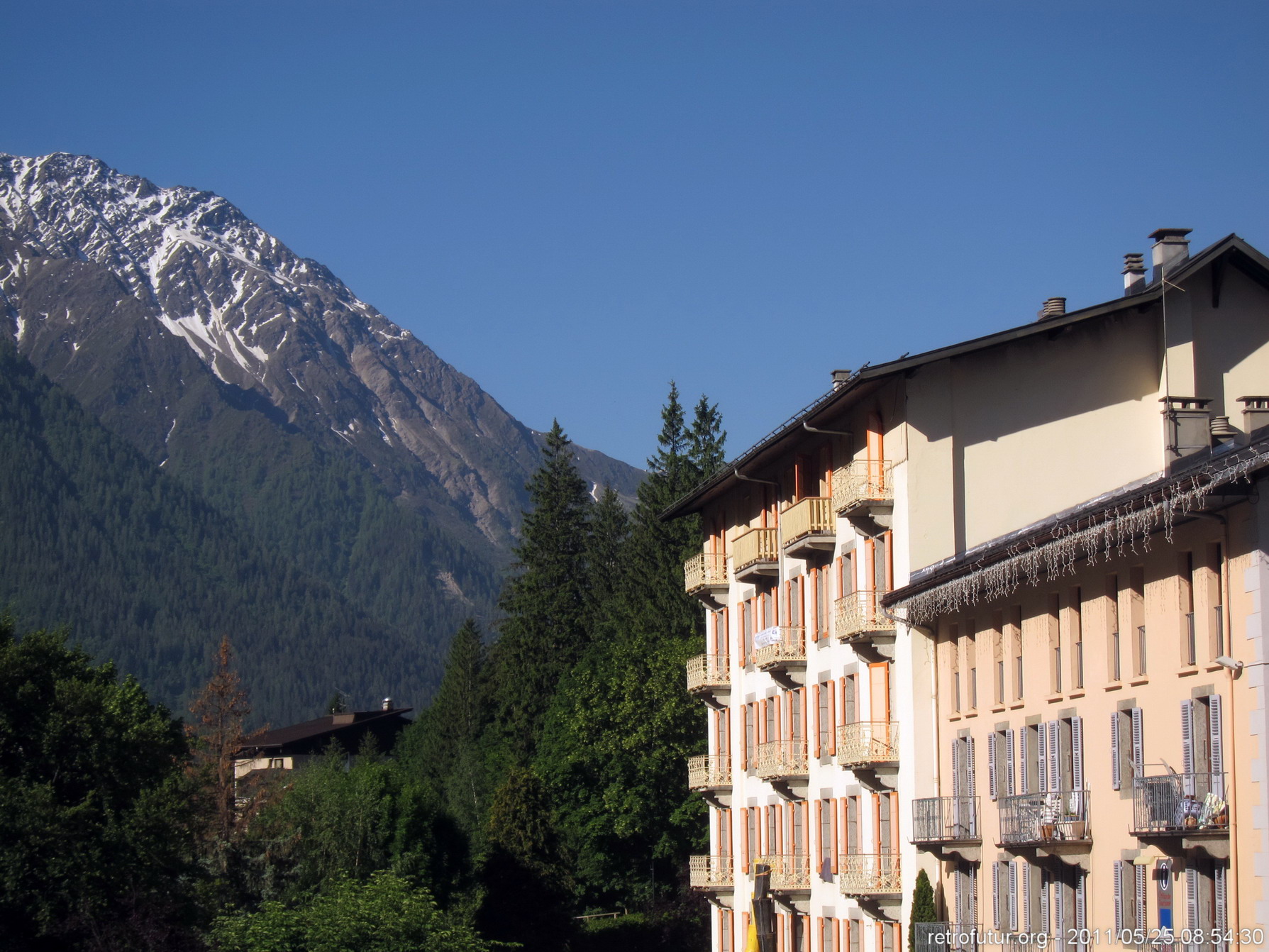 Tag 4: Abreise : Baustil in Chamonix