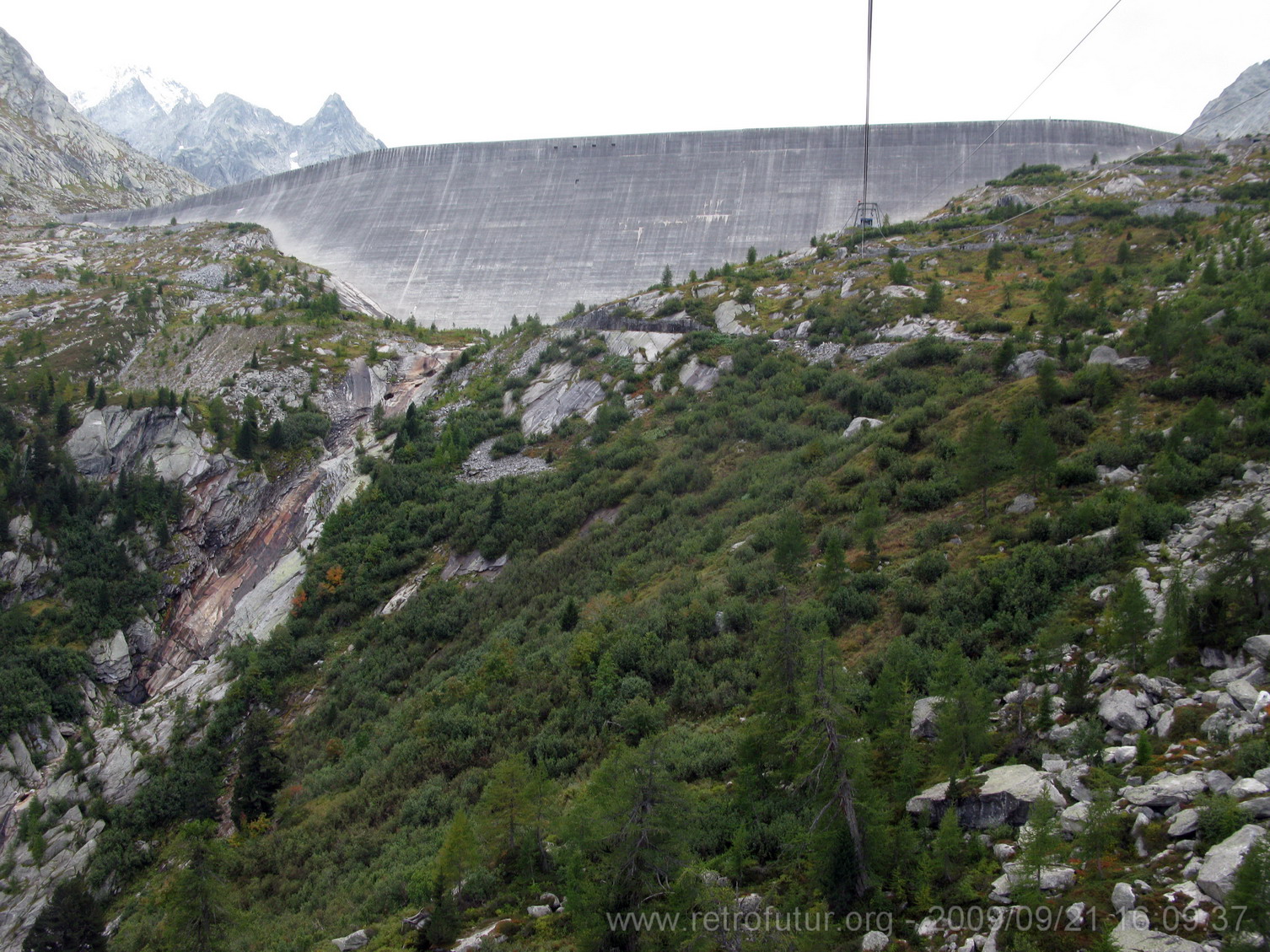 Tag 001: Albignastausee und -hütte : Anno di costruzione 1955-1958