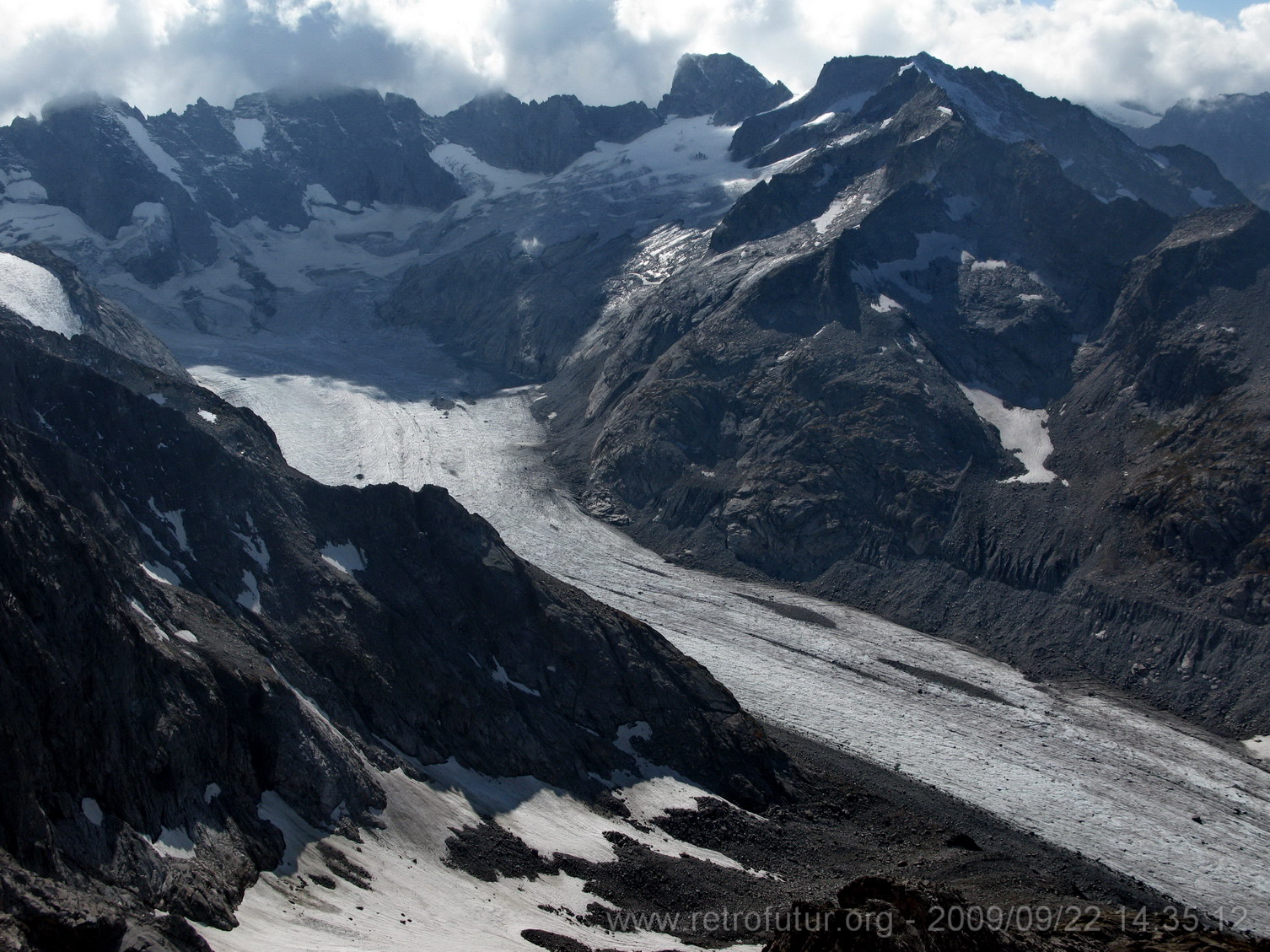 Tag 002: Fornohütte und -monte : Endlich am Gipfel 3214m... und Blick von ebendiesem