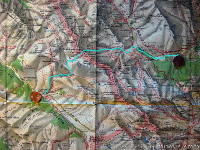 16:3 :: Larche (FRA) - Ponte Maira (ITA) : D5map.JPG