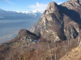 Der zweite Abschnitt des Tracciolino nach Codera : San Giorgio (748m)