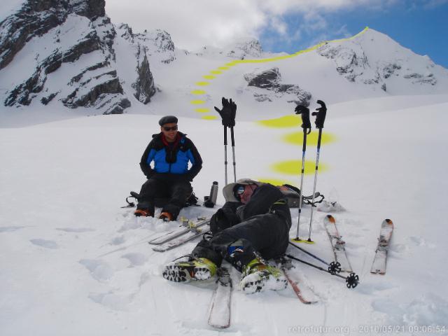 Tuckettstspitze / Berglhütte : Ich schlaf dann mal schnell eine Runde