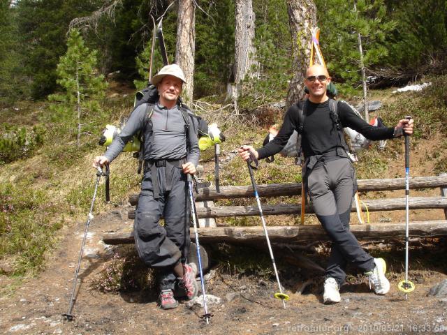 Tuckettstspitze / Berglhütte : Kristian Und Klaus abmarschbereit