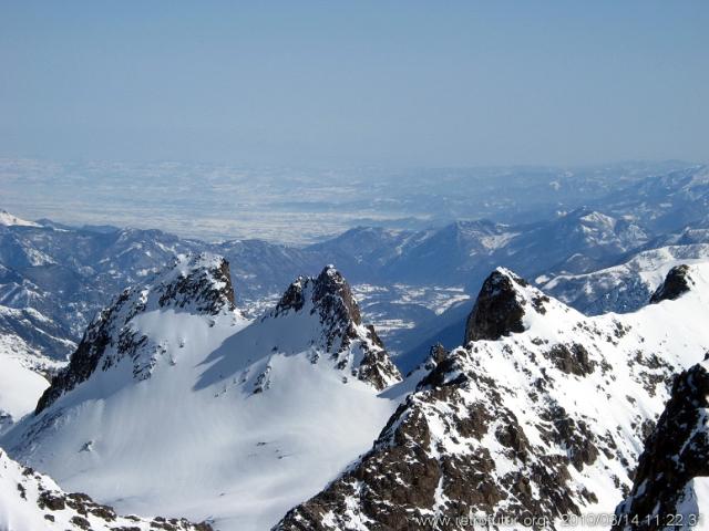 14.3 :: Ref. Rabuons (FRA) - Ref.Vens (FRA) : Blick in die verschneite Ebene Italiens