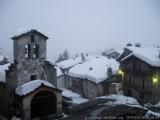 19:3 :: Chinale (ITA)  - Echalp (FRA) : Der Schnee und das Dorf Chinale, Anno 1928.