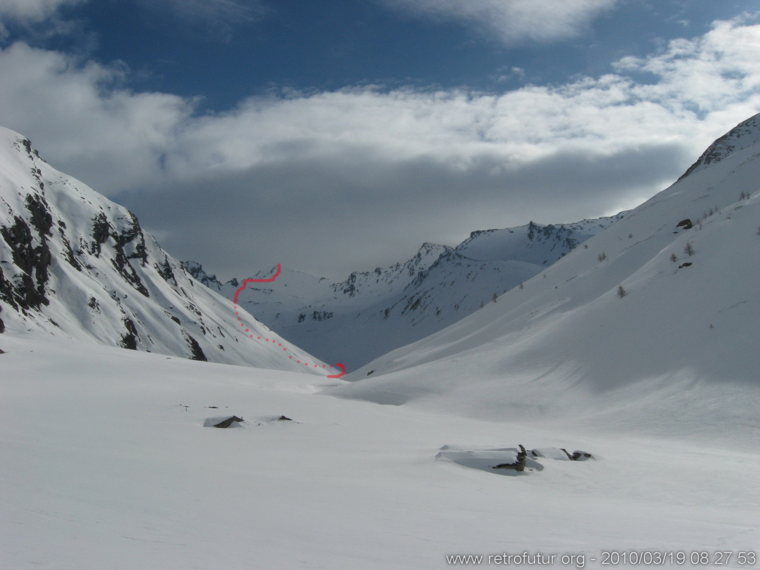 19:3 :: Chinale (ITA)  - Echalp (FRA) : Südliche Aufstiegsroute zum Monte Losetta 3054m