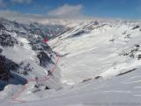 Blick ins Vallon Guil in Richtung L'Echalp (43.79 KByte) 19:3 :: Chinale (ITA) - Echalp (FRA) : Blick ins Vallon Guil in Richtung L'Echalp