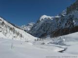 19:3 :: Chinale (ITA)  - Echalp (FRA) : Letzer Rückblick zum Viso durch das lichte Vallon Guil