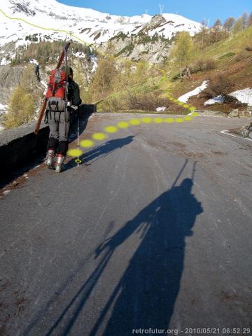 Tuckettstspitze / Berglhütte : Einfach den gelben Punkten nachlaufen, so einfach ist das!