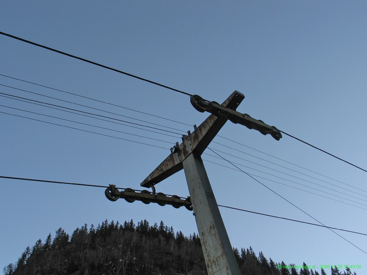 Genuiner Leitnermast 2 (393.71 KByte) Ratschings (BZ) / Gondellift Posch Haus Schneeberg : Genuiner Leitnermast 2