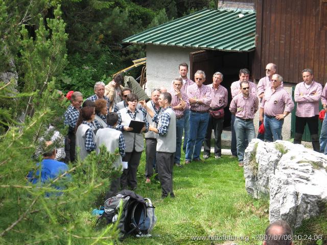 8.7. Zum Fusse der Civetta: Rifugio San Sebastiano / Passo Duran, Zoldo : Chor