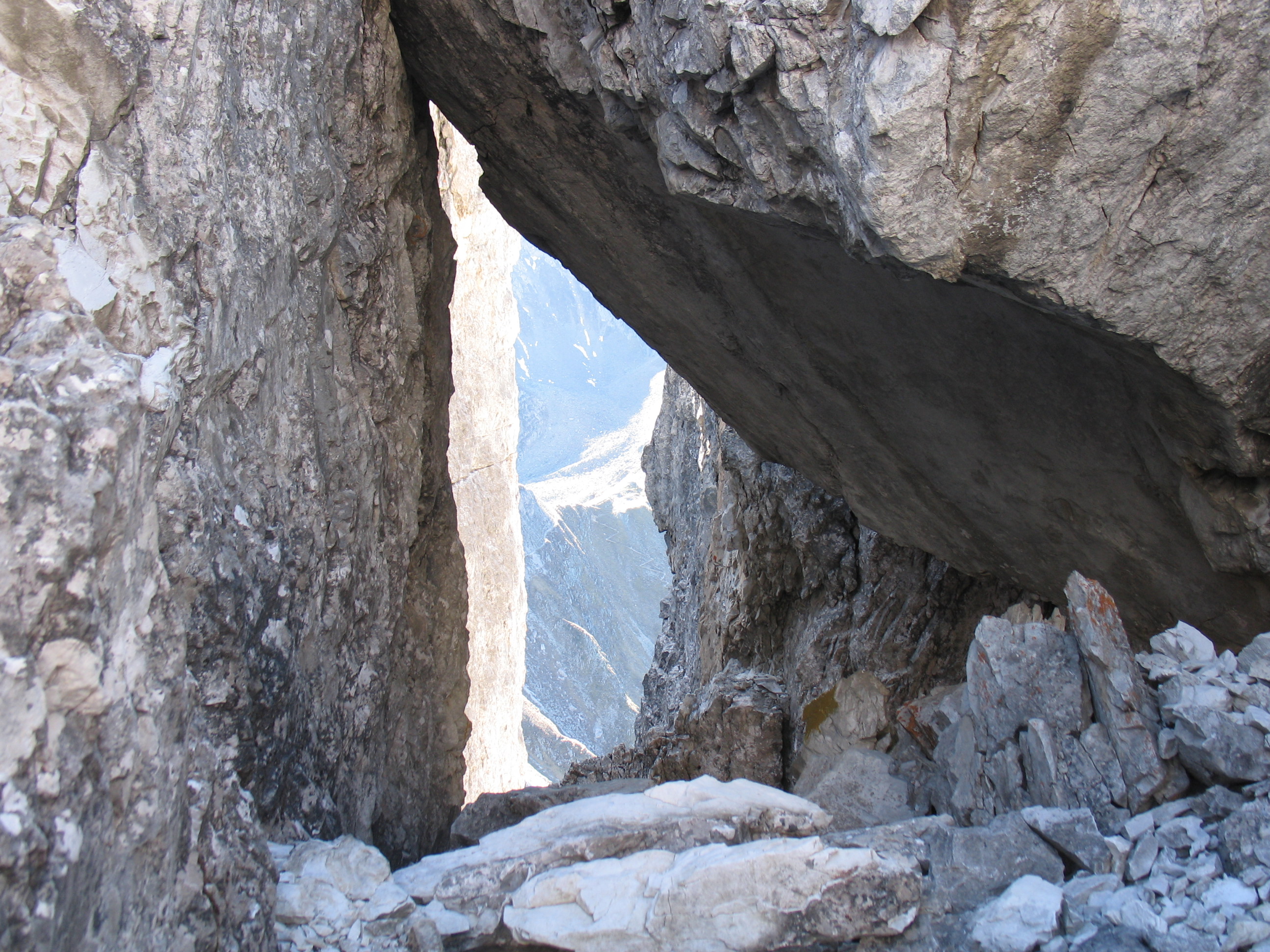 Elfer Klettersteig : Durchblick