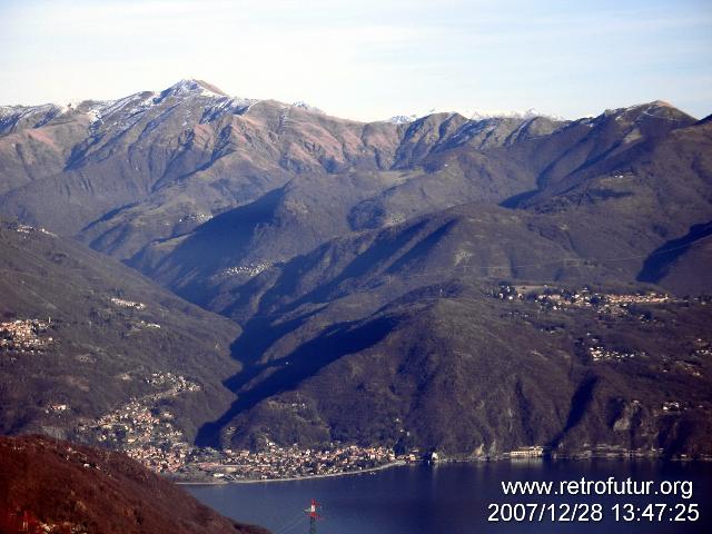 Pian Vada (Monte Zeda) / Lago Maggiore : Blick auf den Monte Lema, auch so ein netter Radlberg