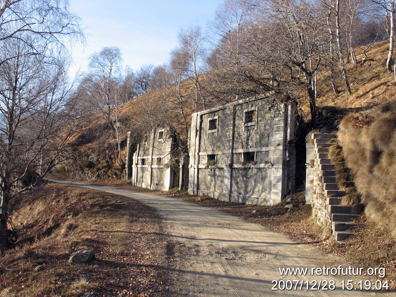 Pian Vada (Monte Zeda) / Lago Maggiore : WW I Überreste