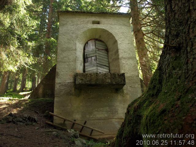 Überreste der Aufbereitungsanlage : Obwohl nur ein kleiner Bau wiederspiegelt dieser den architektonischen Stil der Gesamtanlage.