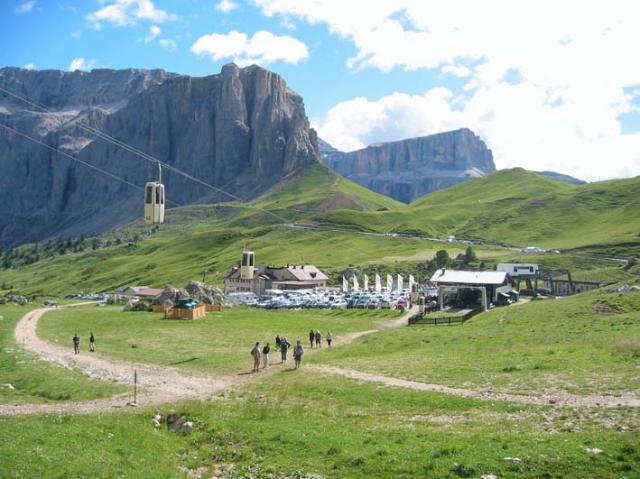 Sella Pass (BZ) / Gondellift Cestovia Langkofelscharte : 1