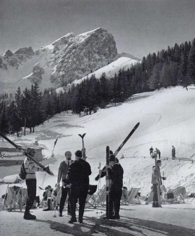 Sesselbahn Pfriemesköpfl : 1960er Jahre, vor dem Bau des Sessellifts?