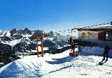 San Martino di Castrozza (TN) / Cestovia  Punta Ces : La stazione superiore Rifugio Punta Ces a 2230 m.s.l.m. della ormai scomparsa cestovia