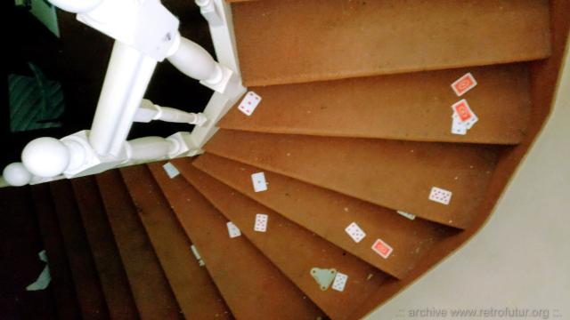 Tribute to Schlosshotel Igls : Le us go upstairs. Someone lost a deck of cards