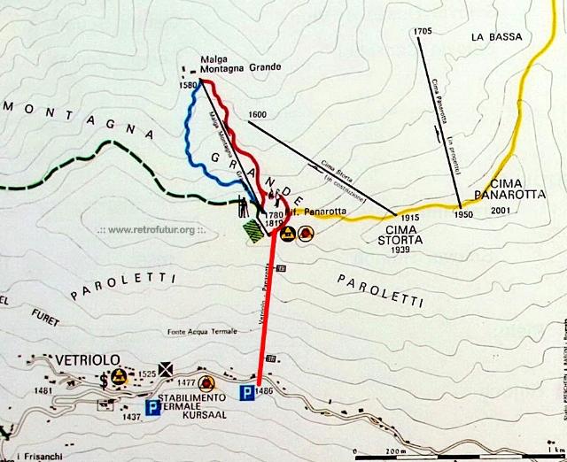 Vetriolo Terme (TN) / Cestovia  Panarotta : Contesto del 1967