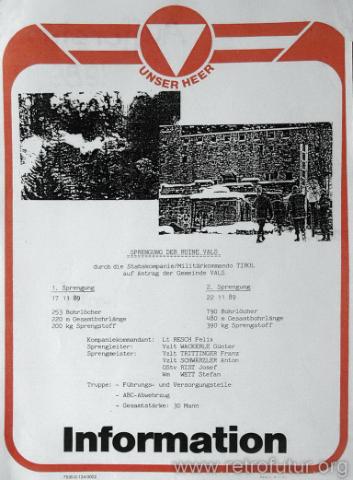 Die Zeit nach 1945 : 1989: Ankünder Sprengung Aufbereitungsanlage