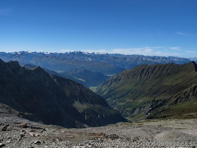 Blick von der Abraumhalde in Richtung Westen (45.76 KByte) Die Zeit bis 1945 : Blick von der Abraumhalde in Richtung Westen