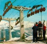 Abetone (PT) / Cestovia Selletta, Sestaione e Campolino : NON DON   DOLARE  (cartolina 1965)