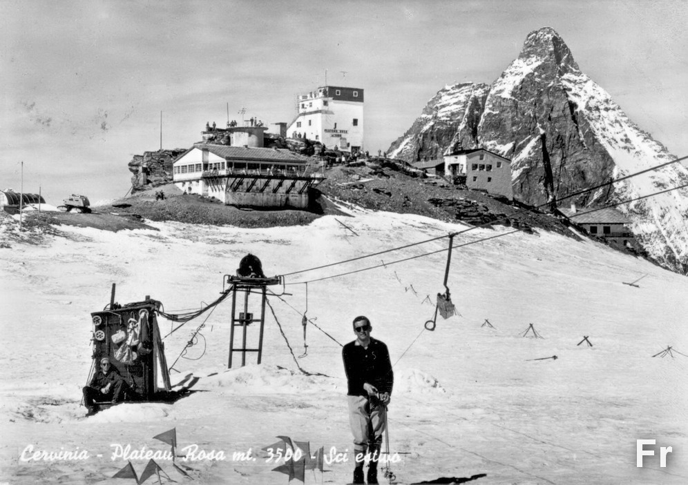Sci estivo sul Plateau Rosa : cervinia_plateau_rosa_sci_estivo_1958_c_ediz_sacat_torino.JPG