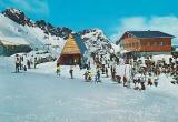 Passo Tonale (TN) / Cestovia Cady e Cestovia Presena : La partenza degli ormai smantellati skilift estivi Graffer. A sinistra l'arrivo della Cestovia Presena