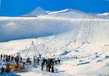 A sinistra il skilift Sci estivo sul Ghiacciao Presena : A sinistra il skilift