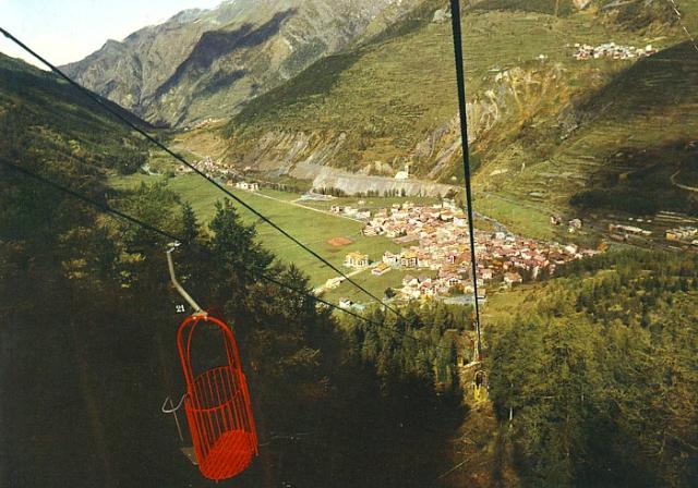 Cogne (AO) / Cestovia Montezeuc : Vista su Cogne