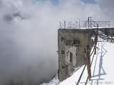 Die Bergstation der Furggenbahn auf 3492m und der Skitunnel : ...e come e diventato.