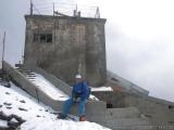 Die Bergstation der Furggenbahn auf 3492m und der Skitunnel : Theo da Hero :-)