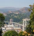 Foto Documentation August 2015 : Easter approach viaduct and A-type pylon number 9 which failed on August 14, 2018