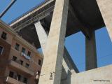 Foto Documentation August 2015 : The Morandi Polcevera passes right through the homes. This part however did not collapse on August 14, 2018