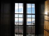 Rifugio Guglielmina (1878 - 2011) - Alagna : Ice crystal patterns spread organically along the window surface at the Rifugio Guglielmina