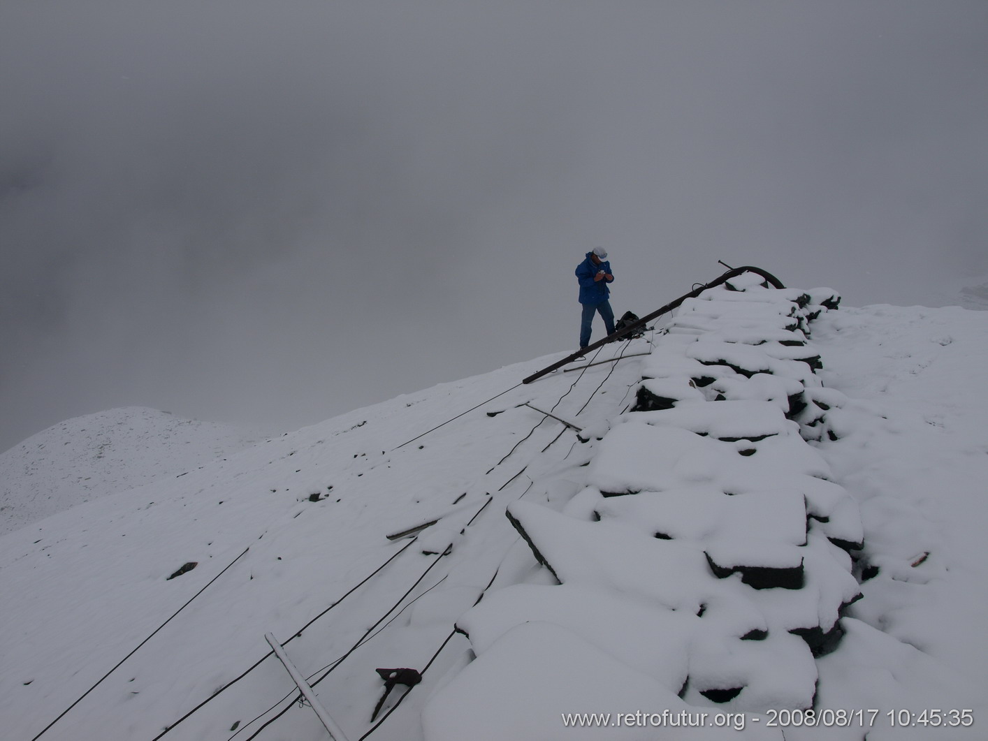 Aufstieg zur Bergstation entlang der 