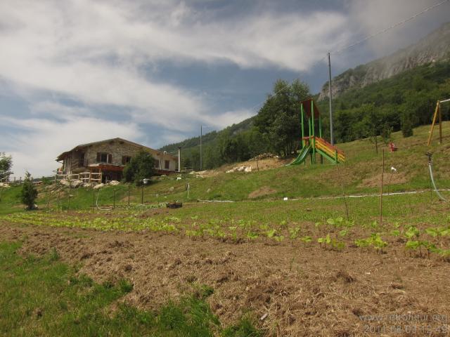 3.8. Colle di Nava - Bardineto (Hotel) : Rifugio Piani dell'Arma - schän da, engaierter junger Hüttenwart!