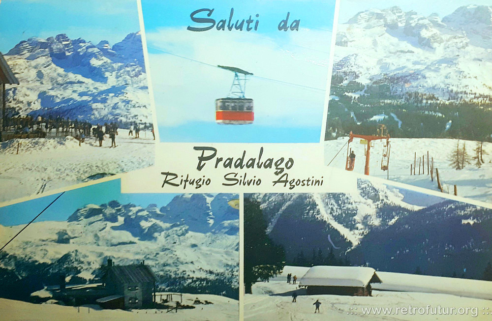 Madonna di Campiglio (TN) / Cestovia Pradalago : Rifugio, funivia e cestovia Pradalago