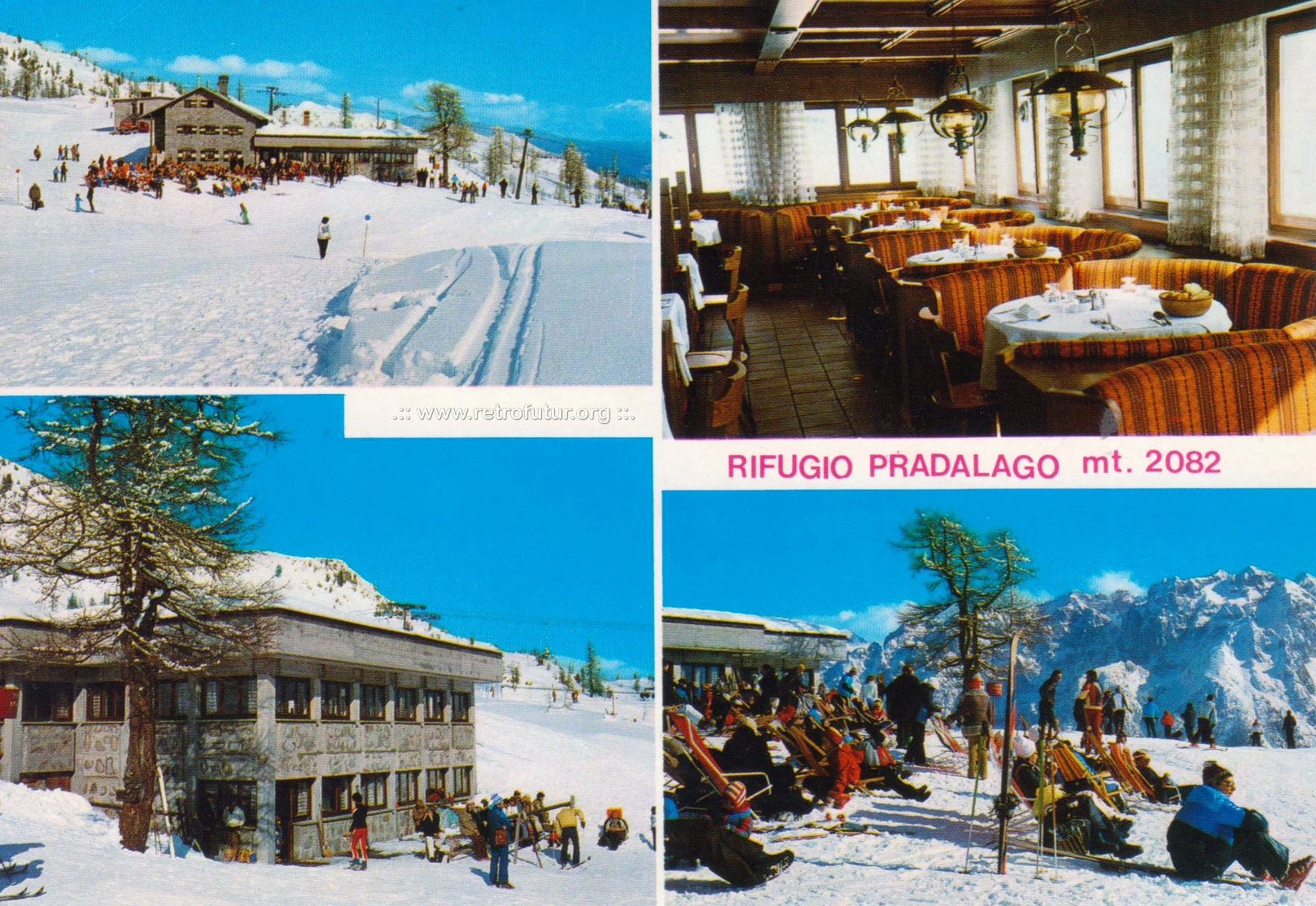 Madonna di Campiglio (TN) / Cestovia Pradalago : Il rifugio Pradalago ampliato con una struttura di aspetto assai urbano