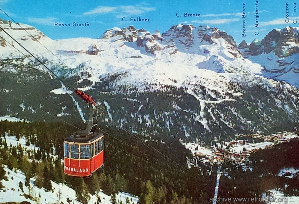 Madonna di Campiglio (TN) / Cestovia Pradalago : La funivia Pradalago