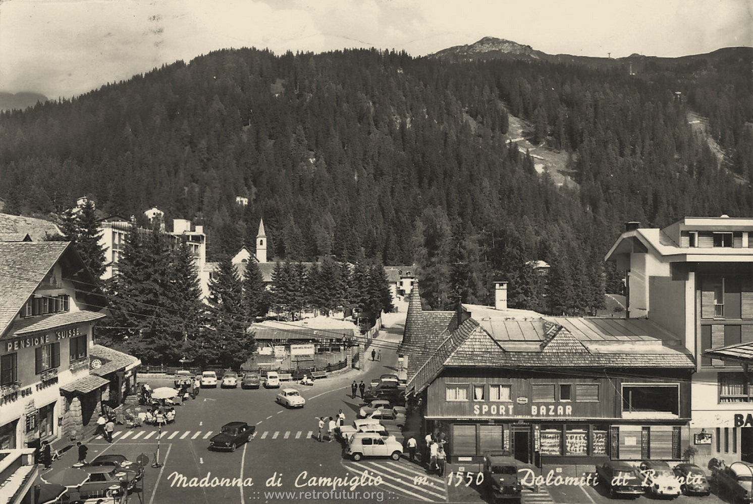 Madonna di Campiglio (TN) / Cestovia Pradalago : Anni'60 - il villaggio