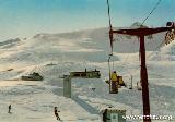 Penia (TN)  / Cestovia  Fedaia - Pian Fiacconi : Presso l'arrivo della cestovia, piu in alto lo skilift ora rimosso, a sinistra l'arrivo della ex seggiovia.